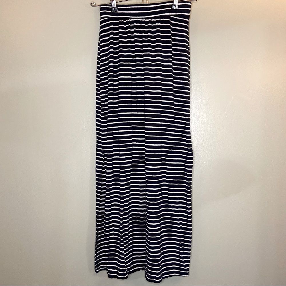 Zara TRF Navy Blue Maxi Skirt S